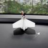 Funny Car Interior Decoration Ornaments Cute Cat 360 ° Rotating Airplane Auto Dashboard Decoration Gadgets For Car Accessories