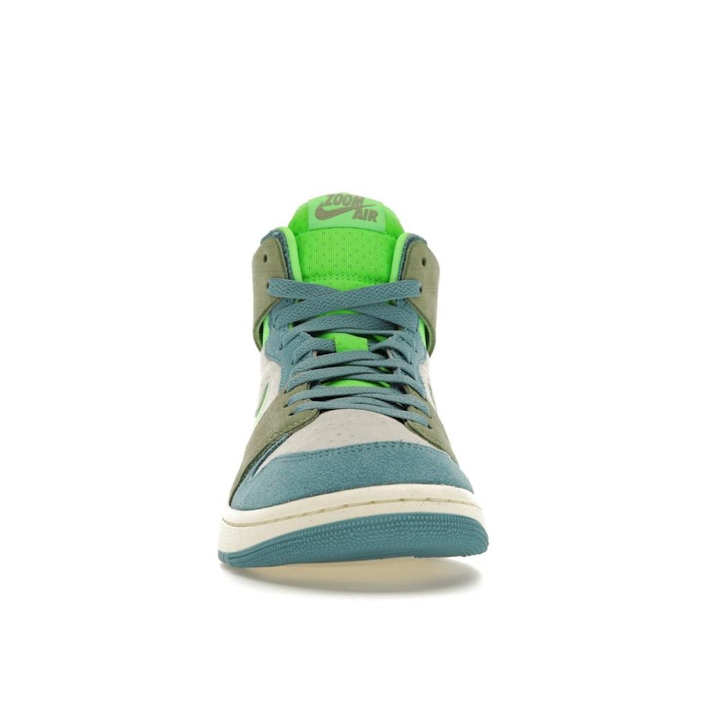 Air Jordan 1 High Zoom Comfort 2 University Blue Volt Damesko Hvit Oliven DV1305-433