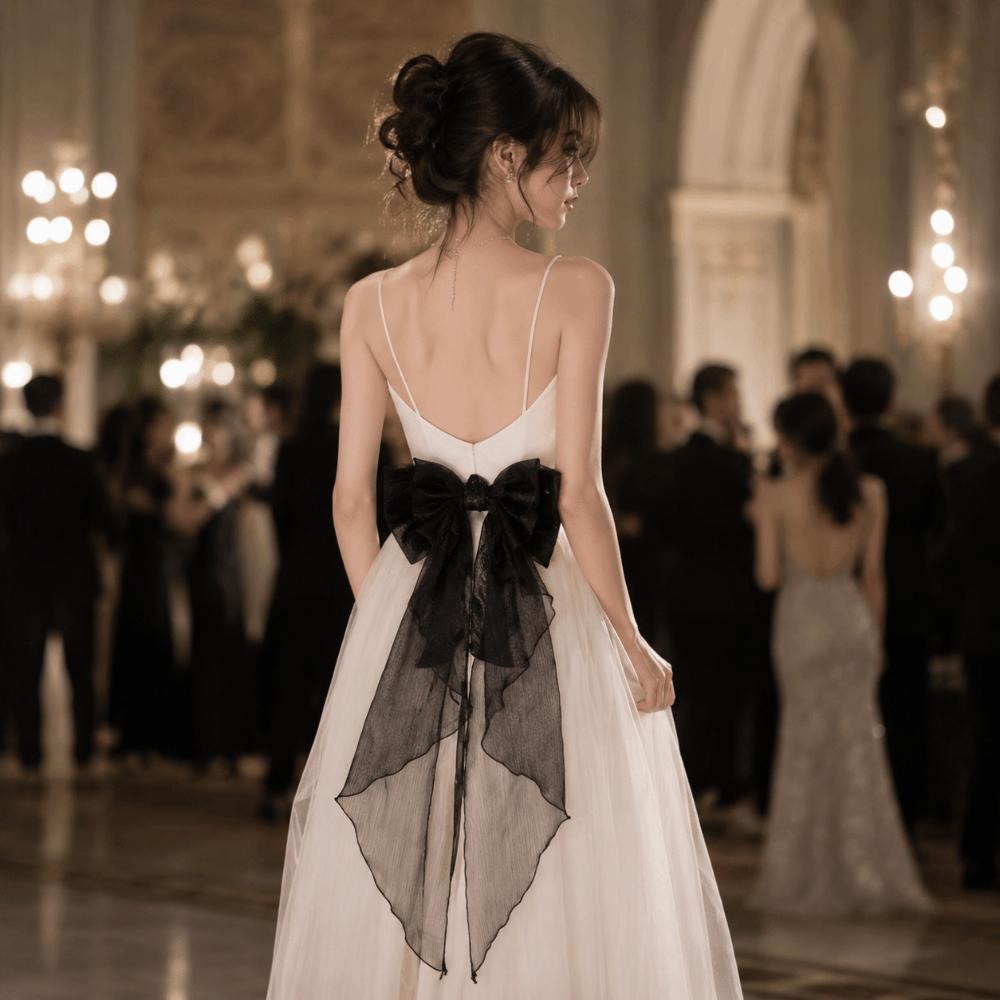 Multicolor Trailing Bowknot Safety Pin with Pin Double Layer Bowknot Wedding Dresses