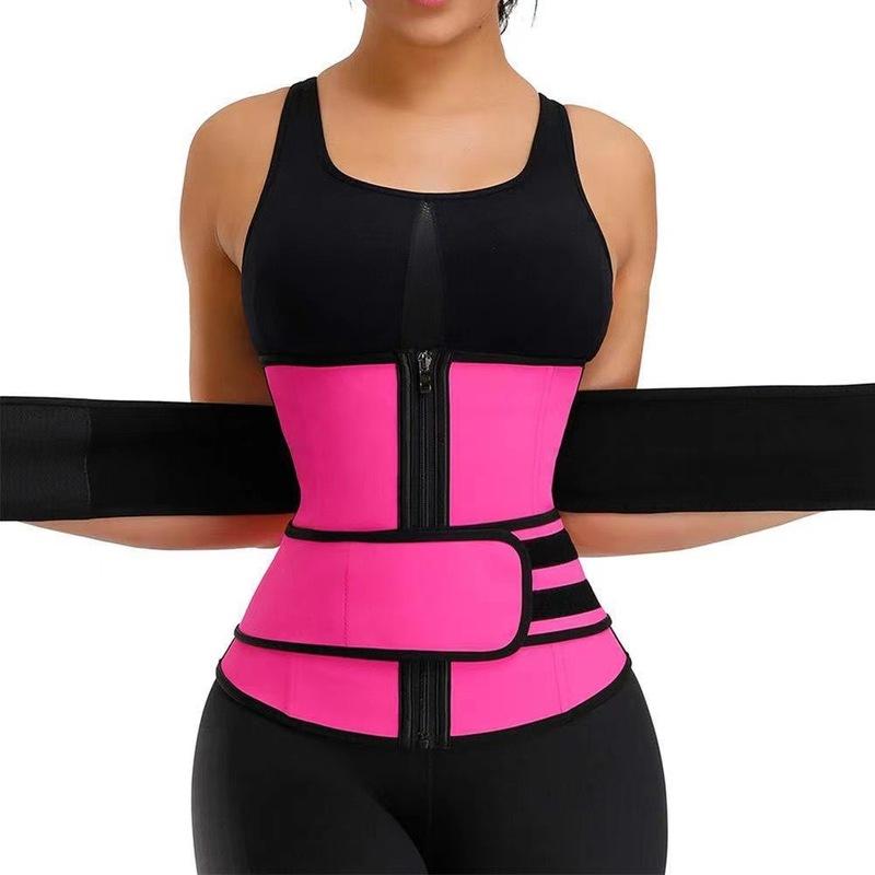 1 szt. Trener Talii Wyszczuplający Body Shaper Pas Fitness Odchudzanie Spalanie Tłuszczu Pas Sportowy Trymer Potu Treningowy Cinchers Kształtujący