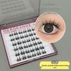 Stemless Self-Adhesive Curly Natural-Look False Eyelash Clusters for Beginners