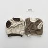 Kids Color Block Fleece Lined Warm Sleeveless Vest Unisex Children