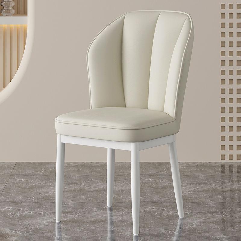 Nordic Cream Dining Chair – Minimalist Designer Lounge Chair, Modern Living Room & Dining Room Furniture