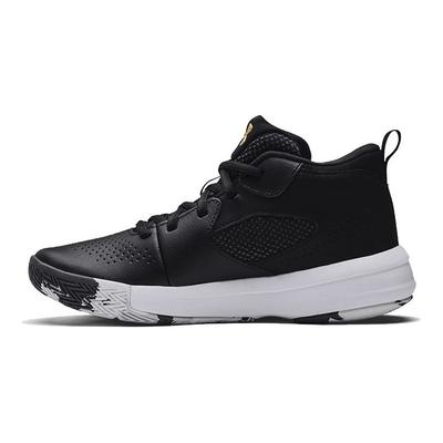 Lockdown 5 GS Czarne Metaliczne Złoto Dziecięce Sneakersy Białe 3023533-003