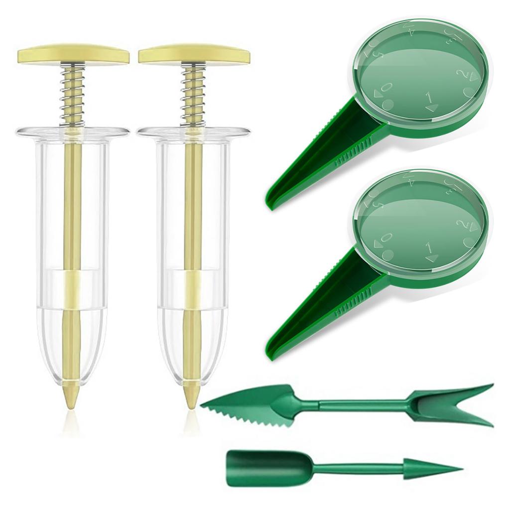 Mini-Samenstreuer-Set, manueller Samenspender, Hand-Samensämaschine für winzige Samen, Gartenumpflanzung, Pflanzung