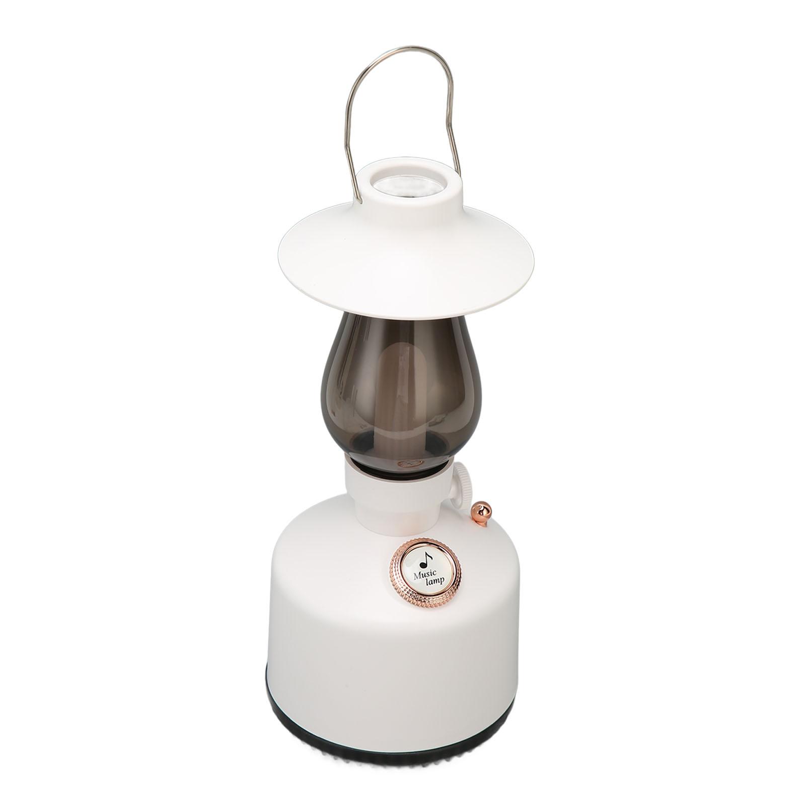 

Лампа с Bluetooth-динамиком, ретро-светильник со свечами, эффектом окружающего освещения, прикроватная лампа с белый