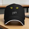 Cat LOGO Baseball Cap Yk Funny UnisexTeens Trucker Hat Adjustable Custom DIY Outdoor Sports Baseball Caps Birthday Present