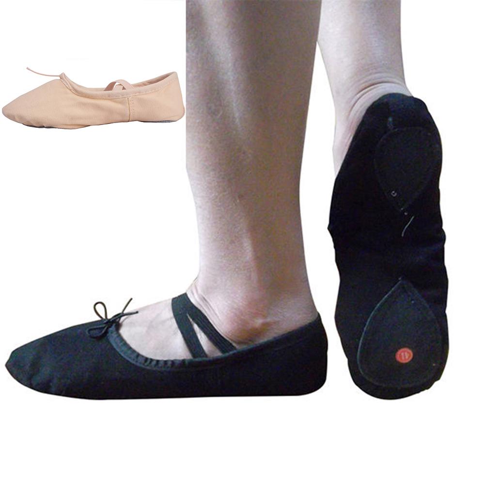 Women Men Soft Anti-Slip Sole Adults Dance Ballet Gymnastics Shoes
