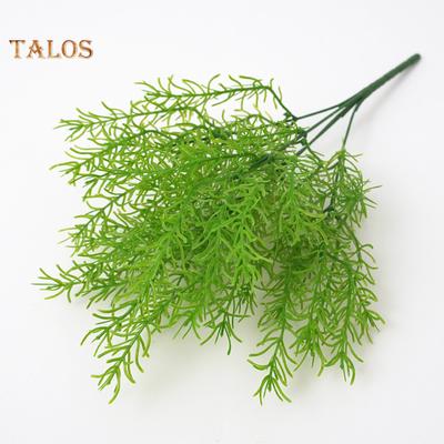 TK 5 Forks Artificial Flower Decoration Potted Plant Plastic Tianmen Winter Grass Home Decor