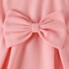 Girls' Princess Dress Summer Children's Fashion Diagonal Shoulder Halter Waist Bow Dress