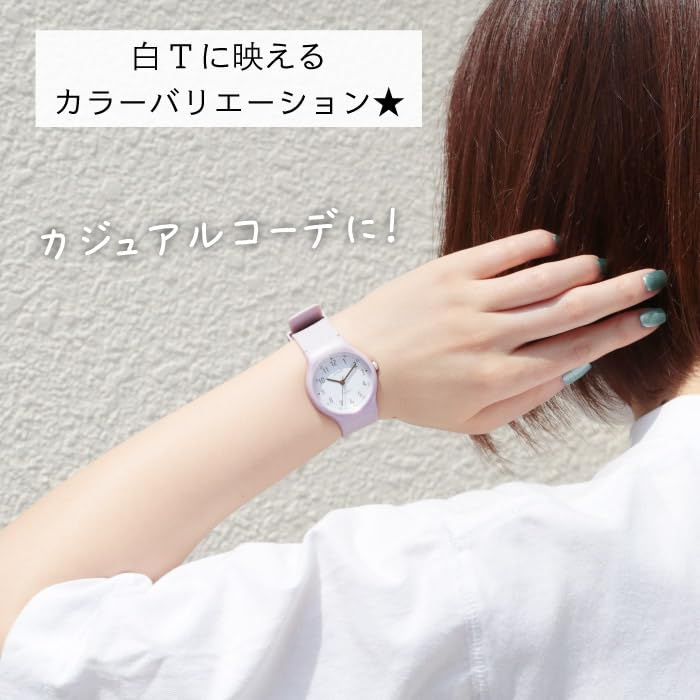 J-AXIS Dusky Pastel Watch TCL74 Purple