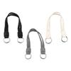 Lady Purse Handle Belt Replacement Handbag Retro Woven Strap Shoulder Bag Handcraft Bag DIY Accessories Black/Gray/Beige