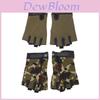 Durable Knitted Half Finger Gloves For Outdoor Adventures And Sports Protection