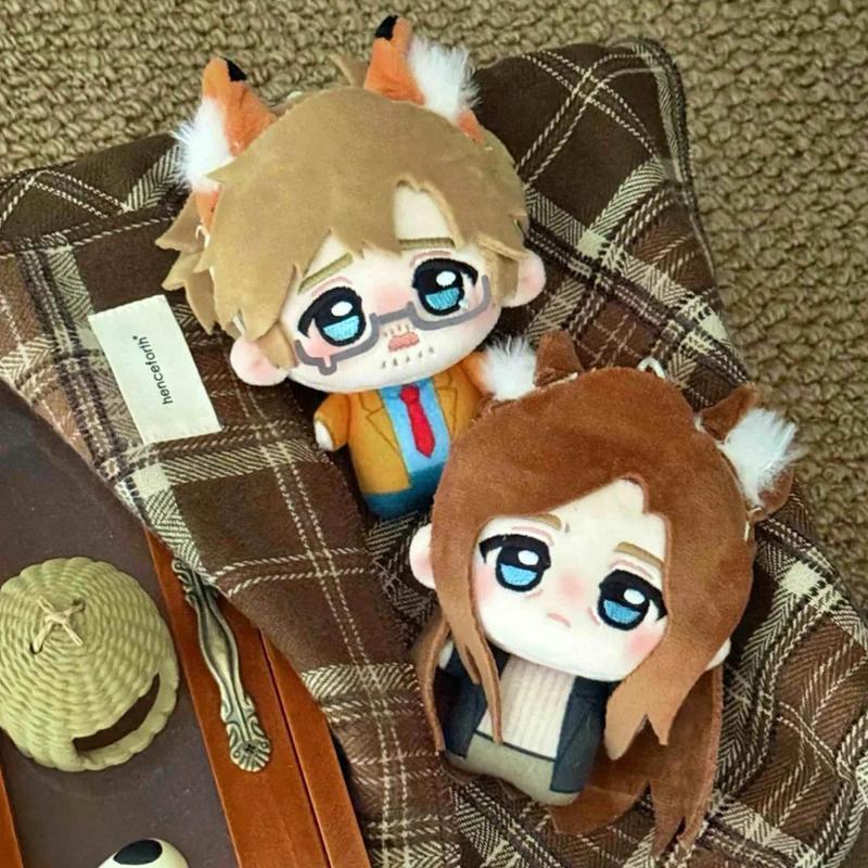 Nieuwste 10cm Cosplay Film Hail Mary Project Karakter Ryland Grace / Eva Stratt Pluche Speelgoed Sleutelhanger Hanger Cartoon Pluche Poppetje