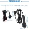 12V For ATV/UTV Winch Corded Hand Controller Remote Control Kit Wired Control Accessories Easy Installation