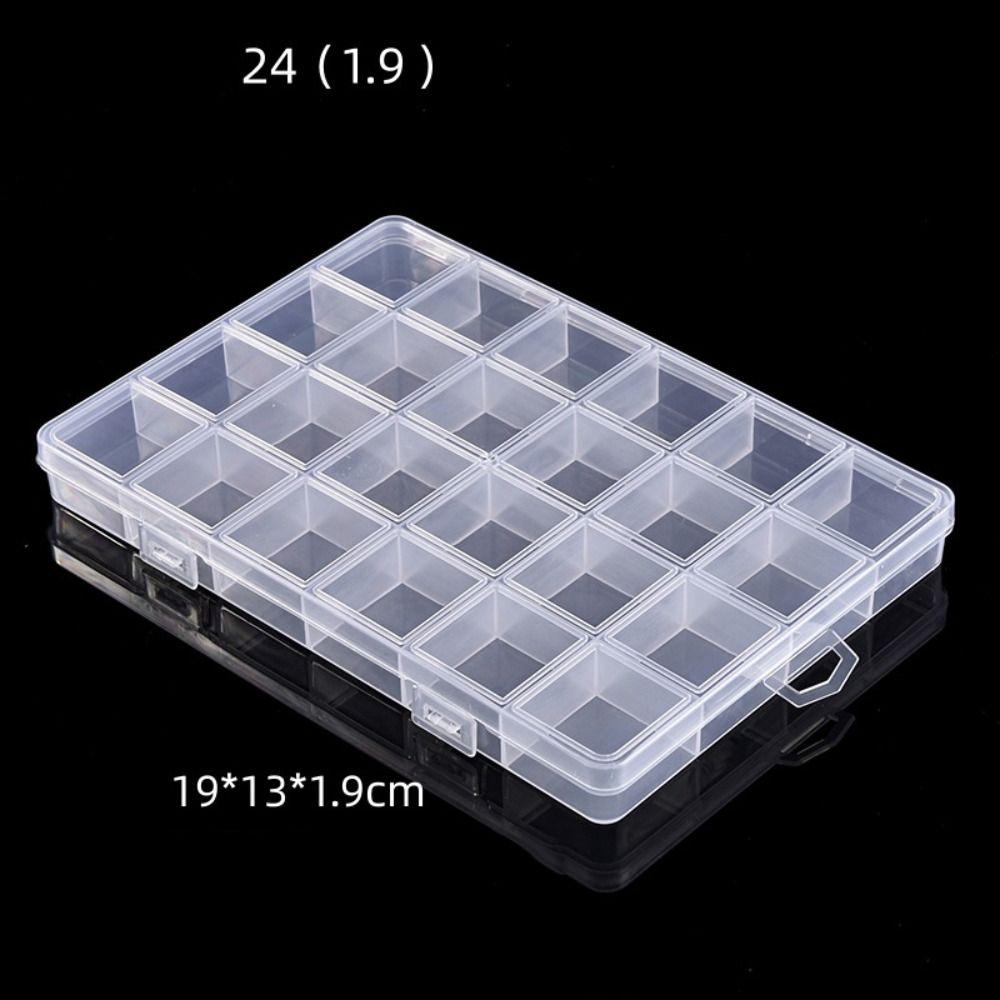 PP Plastic Large-capacity Finishing Box Transparent Transparent Organizer Box Necklace