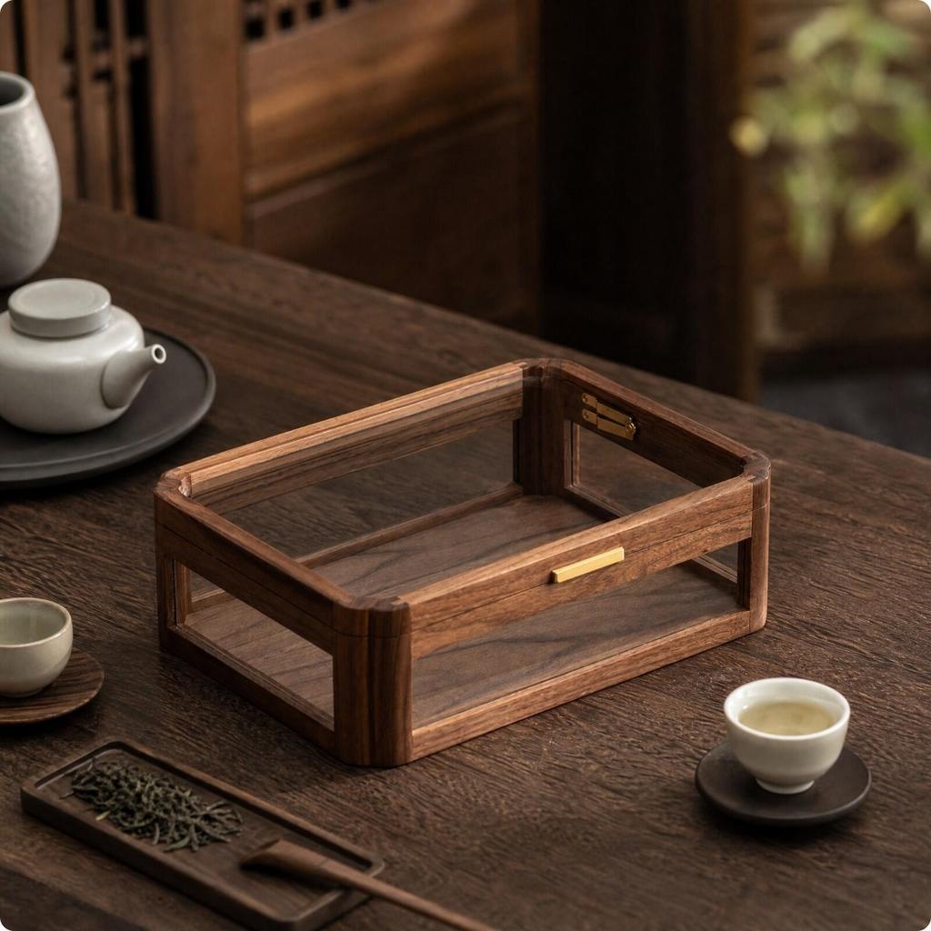 Versatile Wooden Desktop Storage Organizer Multifunctional