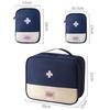 600D Oxford Cloth Portable Medical Bag for Business Trips, Outdoor First Aid Kit, Portable Small Medicine Bag for Home Storage