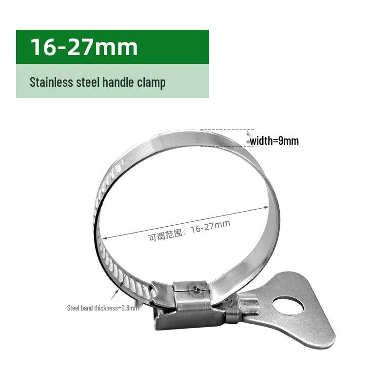 Stainless Steel Hose Clamps and Pipe Clips for Water Pump Accessories