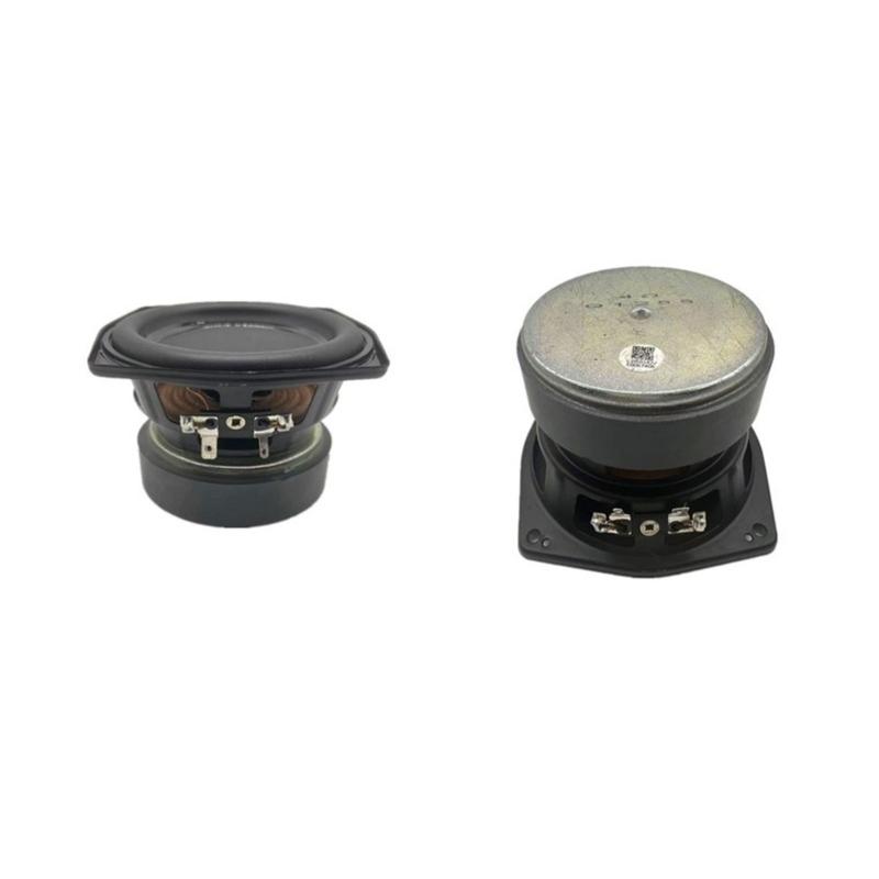 4 Inch Subwoofer Bass Speaker Carbon Fiber Cone Woofer Speaker 4/8 OHM 40W Low Frequency For Home Car Audio Unit 1PC