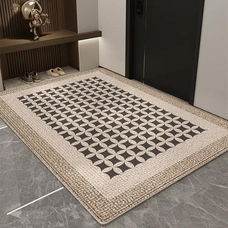 Entrance Door Mat Home Entrance Non Slip Foot Mat Entrance Foyer Dirt Resistant and Dust Removal Carpet