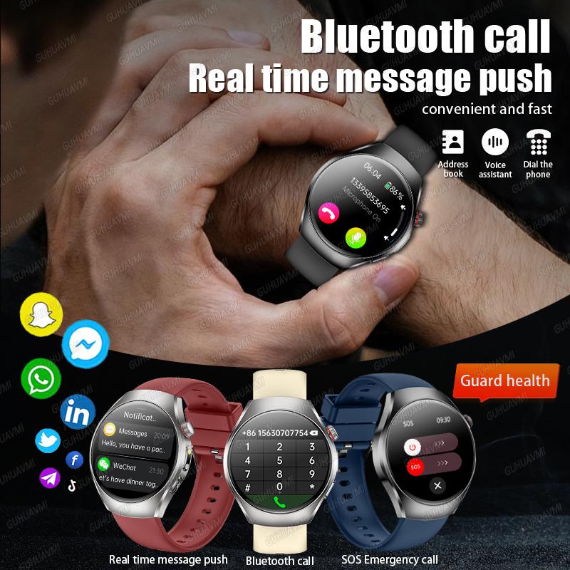2026 Brand New Upgrade Health Check Smart Watch ECG Blood Lipid Uric Acid Body Fat Sports Waterproof Smart Watch For Man Women