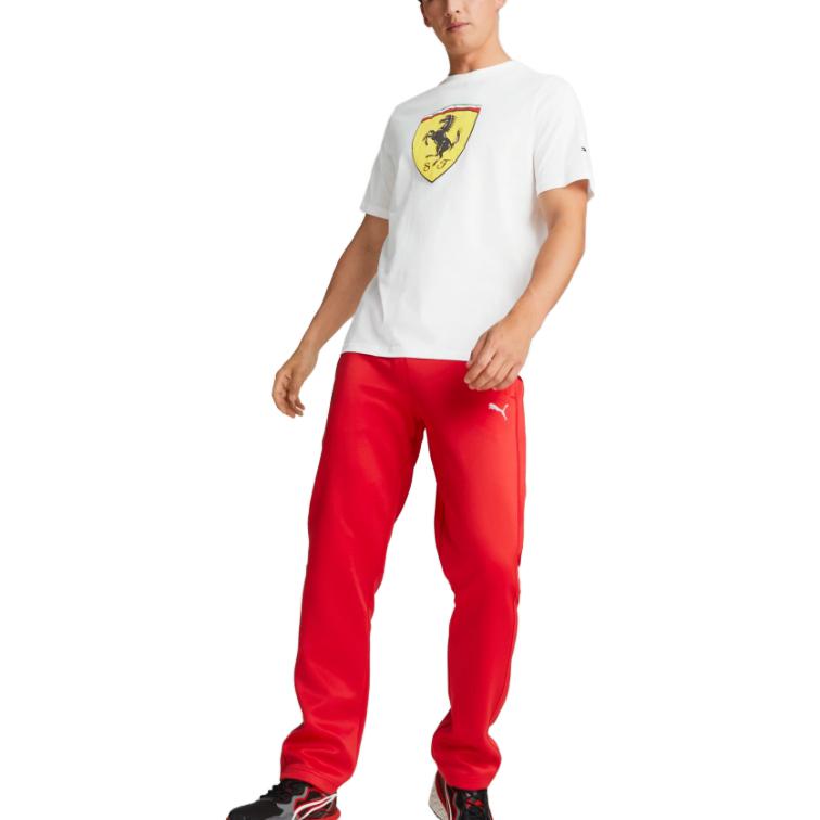 Puma T-Shirt mit Logo-Print, Rundhalsausschnitt, kurze Ärmel, Herren-Oberteile, Weiß 538175-04