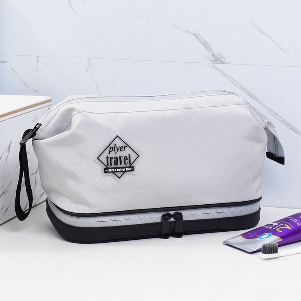 Водонепроникна сумка для туалетного приладдя великої місткості. Модна дорожня сумка для прання