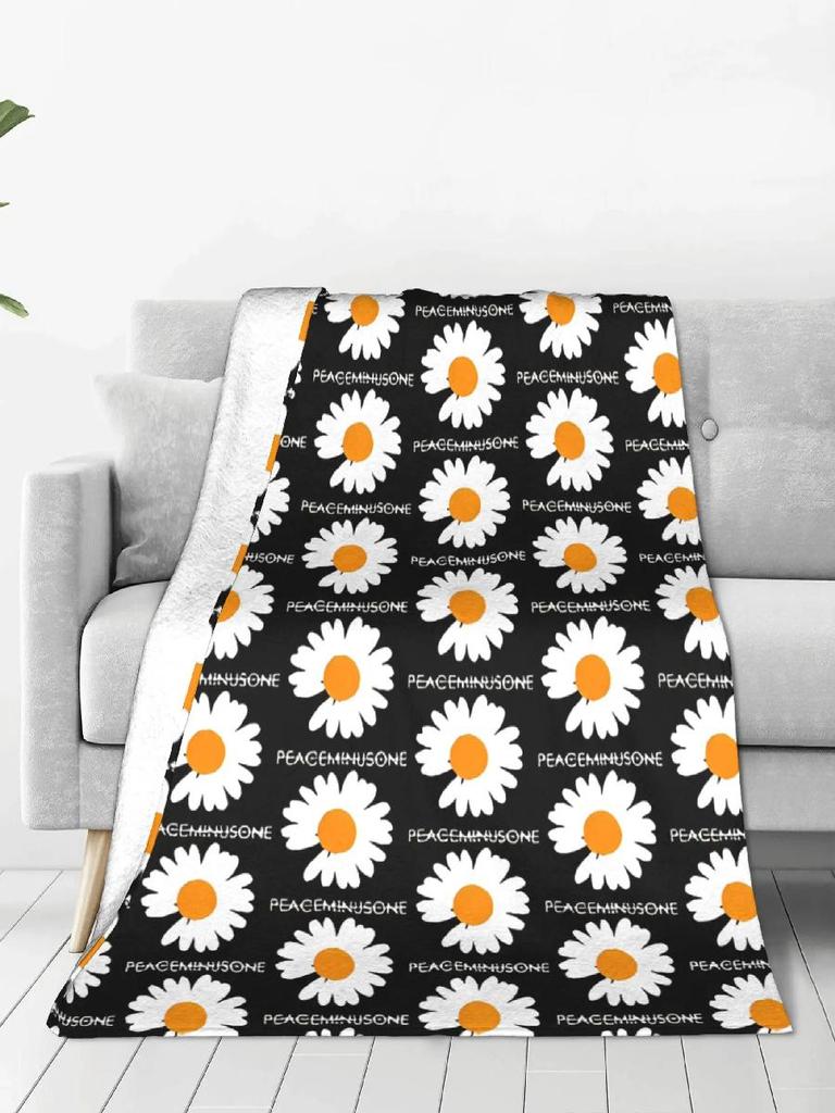 G DRAGON PMO DAISY Plush Throw Blanket Super Warm Flannel Custom Quality Bedspread Gift for Kids Outdoor Use