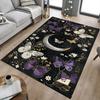 1pc Butterflies Moon Carpet Anti Slip Polyester Floor Mat for office.Bedroom