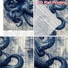 2D FLAT PRINTING 2pcs Curtains (Without Rod) Nautical Adventure Drawing Print Chic Curtains Machine Washable Fabric Curtains Art
