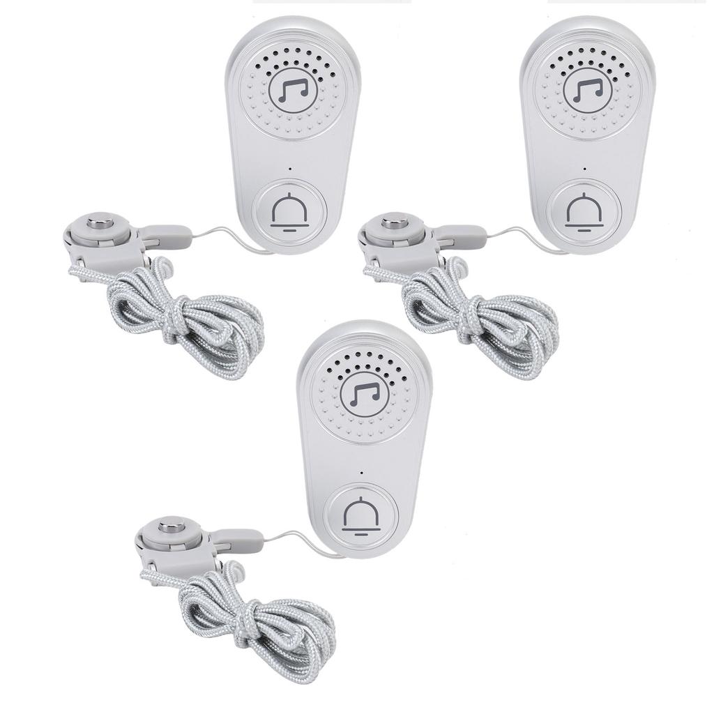 3 Pcs Wireless Calling Pager Two Way Talk 105dB Wireless Alert Buttons 5 Volume Levels 38 Music Options for Kids