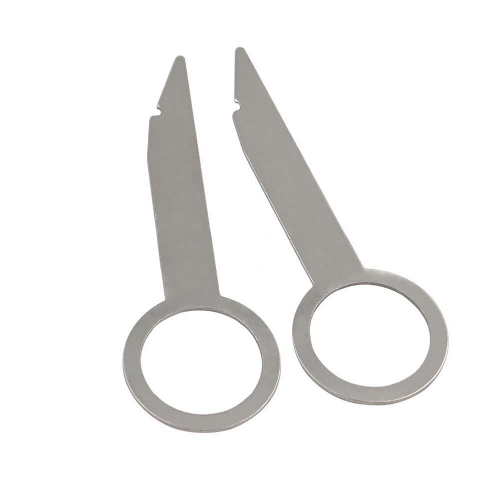 2PCS Car Radio Removal Tool Stereo Key Useful Radio Stereo Release Removal Install Tool Car Repair Tool Accessories Removal Kit