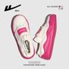 WARRIOR Women Hook Loop Canvas Shoes Size 34-40 Soft Sole Platform Quick Lace Slippers Style Casual Walking Shoes