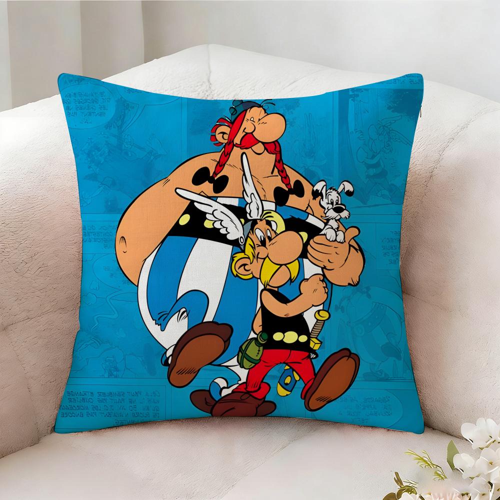 A-Asterixs Animation Film Pillow Case Pillowcase, Double-Sided Printed, Sofa Cushion, Bedroom Headboard Pillow