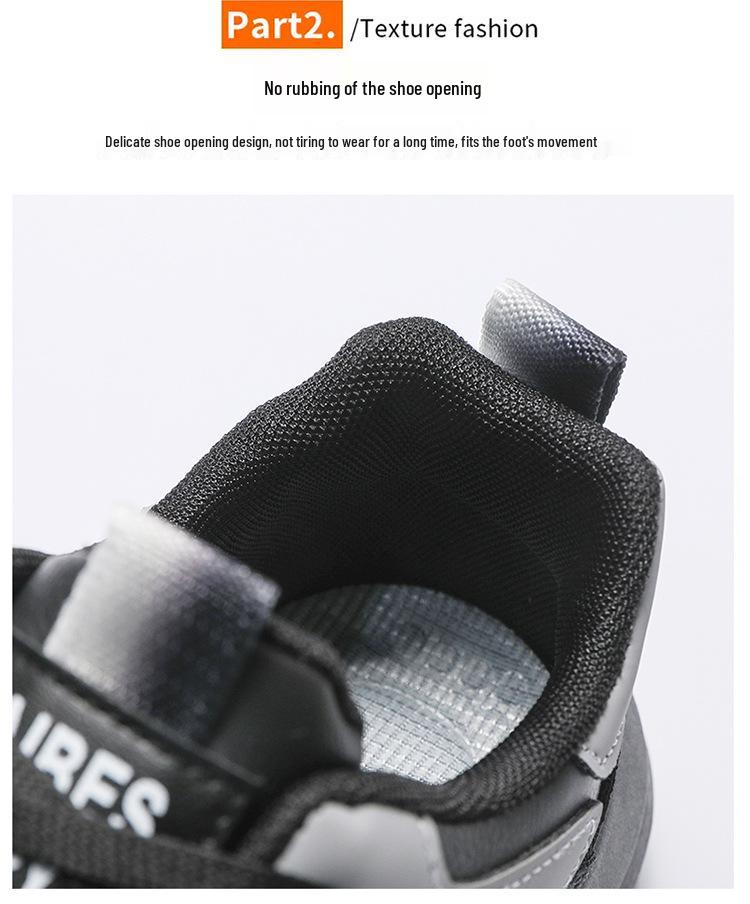 Men's Forrest Gump Shoes: Summer Breathable Leather Korean Style Versatile Thick-Soled Casual Sneakers