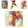 Cute Rainbow Huggy Wuggy Plush Toy Super Soft Perfect For Kids And Game Fans