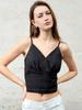 Heavy pure hemp suspender V-neck short inner and outer wear spring and summer American tube top, sexy hemp vest