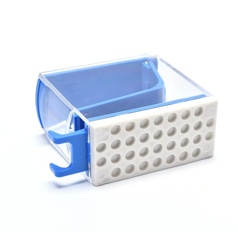 Zahnärztlicher Weiß Blauer Farbe Zahnarzt Watte Rollen Spender Halter Drucktyp Box