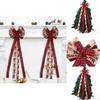 Luxurious Large Fabric Christmas Bow For Tree Adornment And Party Essentials