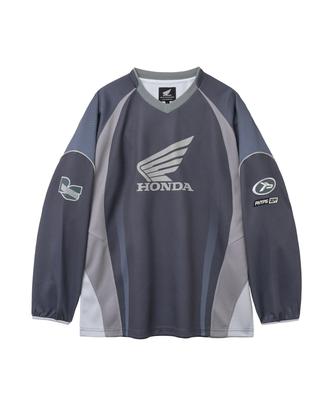 PHYPS MOTORCYCLE Motorcycle Jersey Long Sleeve Navy