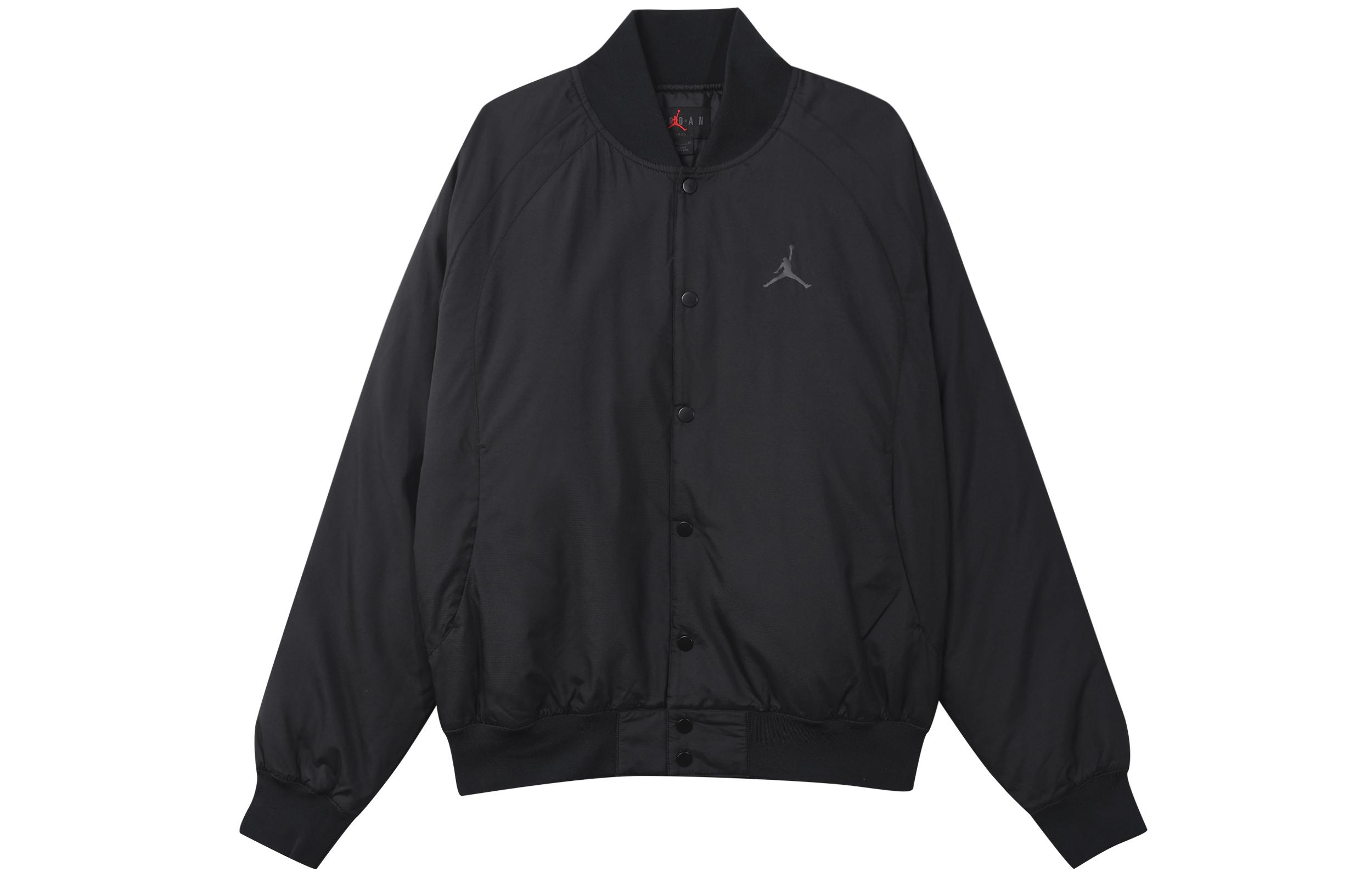 Jordan Sport Универсальные куртки Мужские Черный Бейсбольный воротник Умеренный Другое DV9792-010 S
