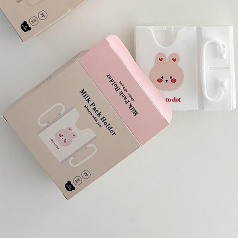 Držák na mléko z kartonu, nastavitelný plastový držák na džus pro batolata, pití s protiskluzovou úpravou, nastavitelný držák na mléko