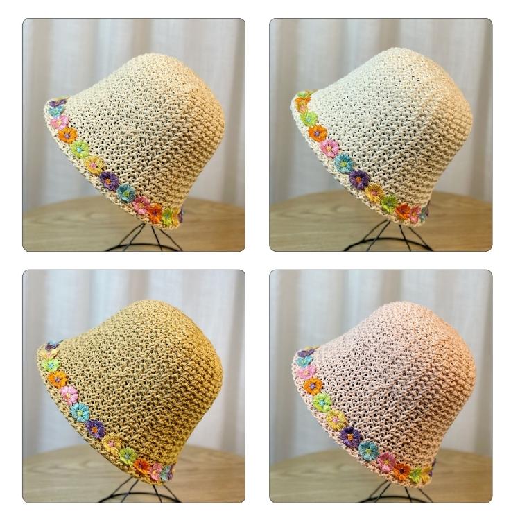 Woman Crochet Floppy Hat Wide Brims Bucket Hat Spring Beach Getaways Sun Hat
