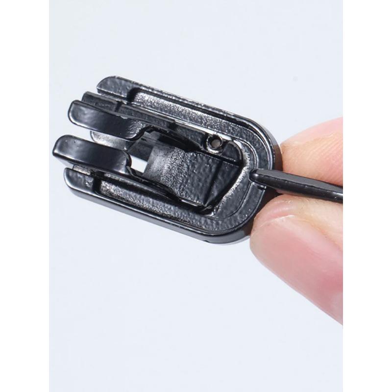 3dílný oboustranný taháček na zip pro vnitřní i vnější použití Náhradní hlava zipu pro oblečení Zipy pro péřové bundy