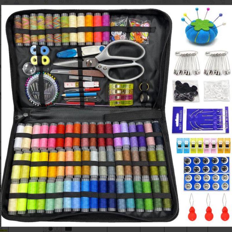 Portable Needle and Thread Kit - Home DIY Sewing Tool Set, Household Sewing Box
