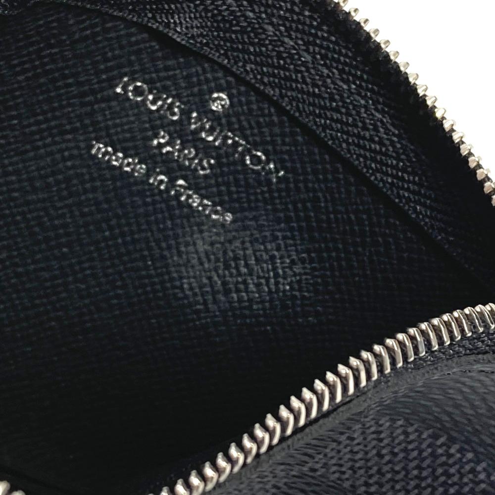 Louis Vuitton N60155 Damier Graphite Key Case Pochette Cles Coin Case Wallet