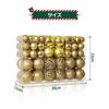 AKEIE Luxury Set of 100 Christmas Includes 10 Varieties of Christmas Perfect for Christmas Tree Christmas and Stylish Christmas Decorations for