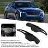 Pair Aluminum Alloy Steering Wheel Shift Paddle Shifter Extension Fit for Cadillac XTS 13 18Black
