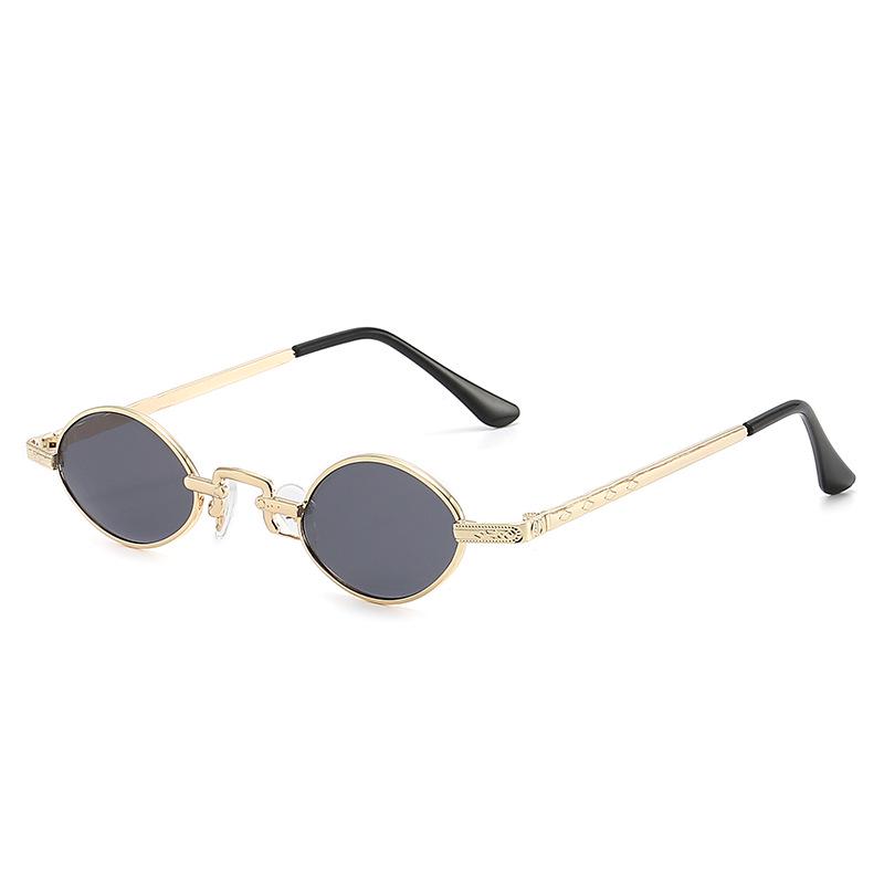 2021 Retro Small Frame Oval Sunglasses - Internet Celebrity Style for Women